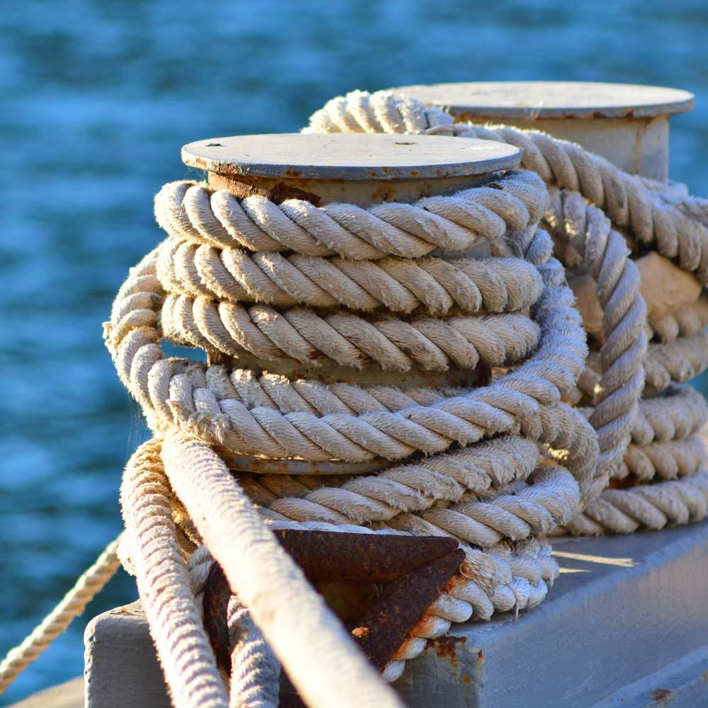 Nautical coil rope